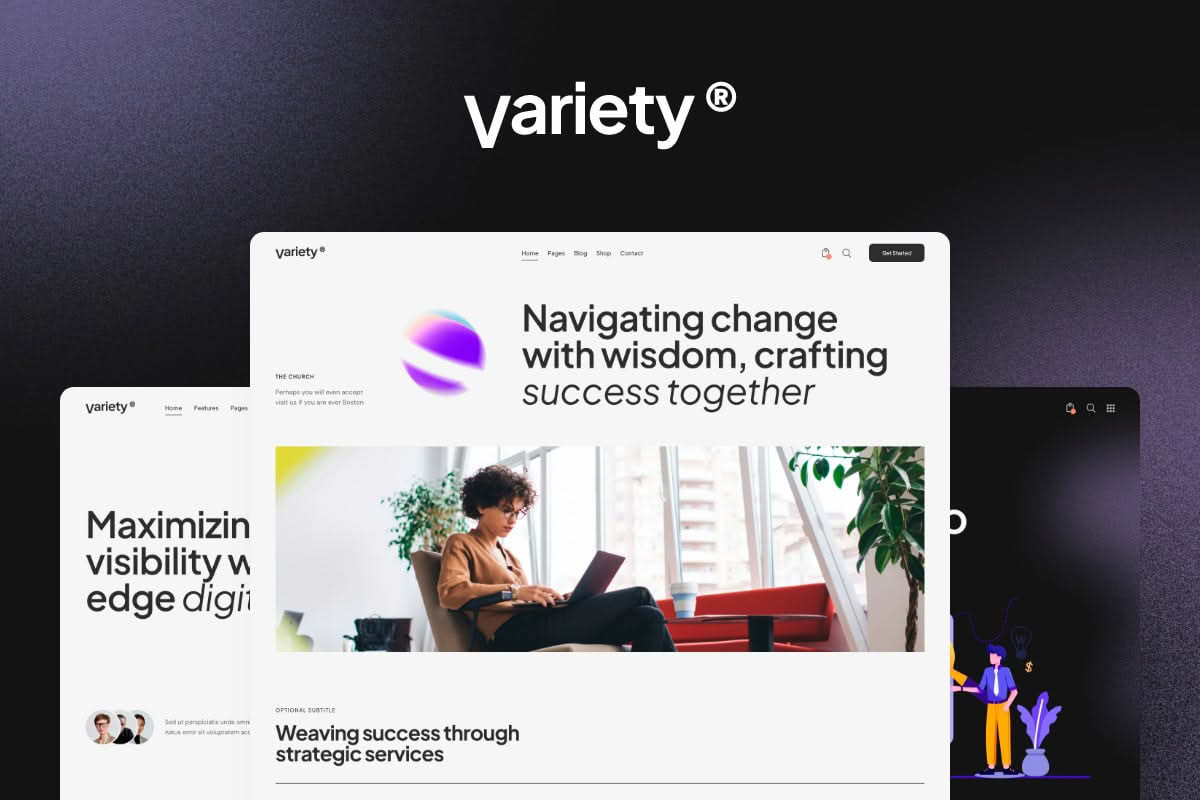 Download Variety — Multipage Business & Consulting WordPress Theme GPL WordPress Plugin