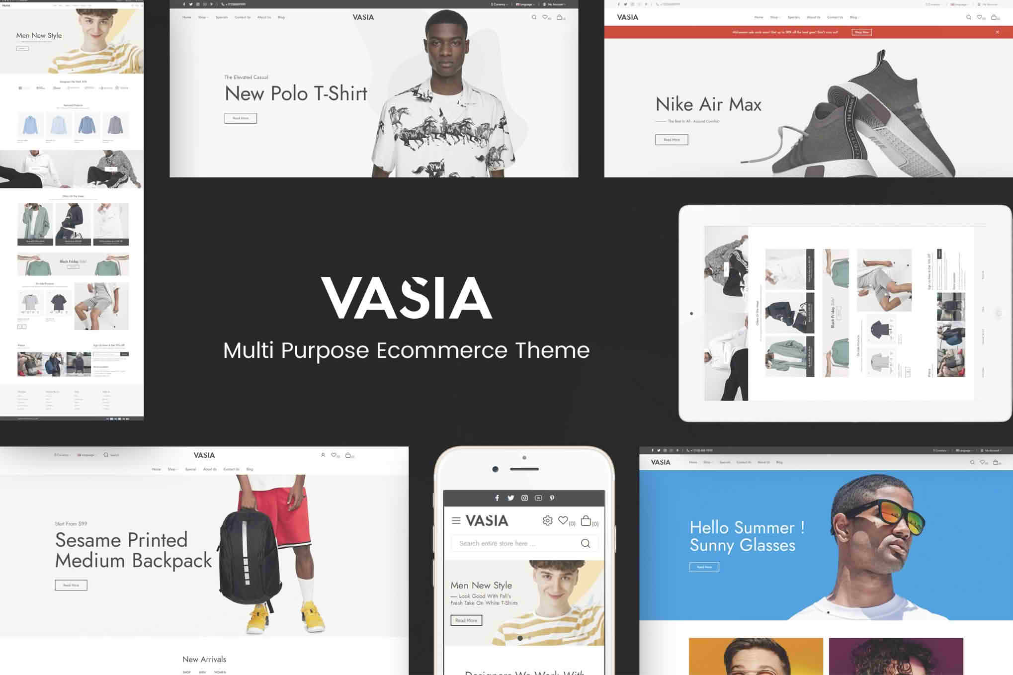 Download Vasia - Multipurpose eCommerce WordPress Theme GPL WordPress Plugin