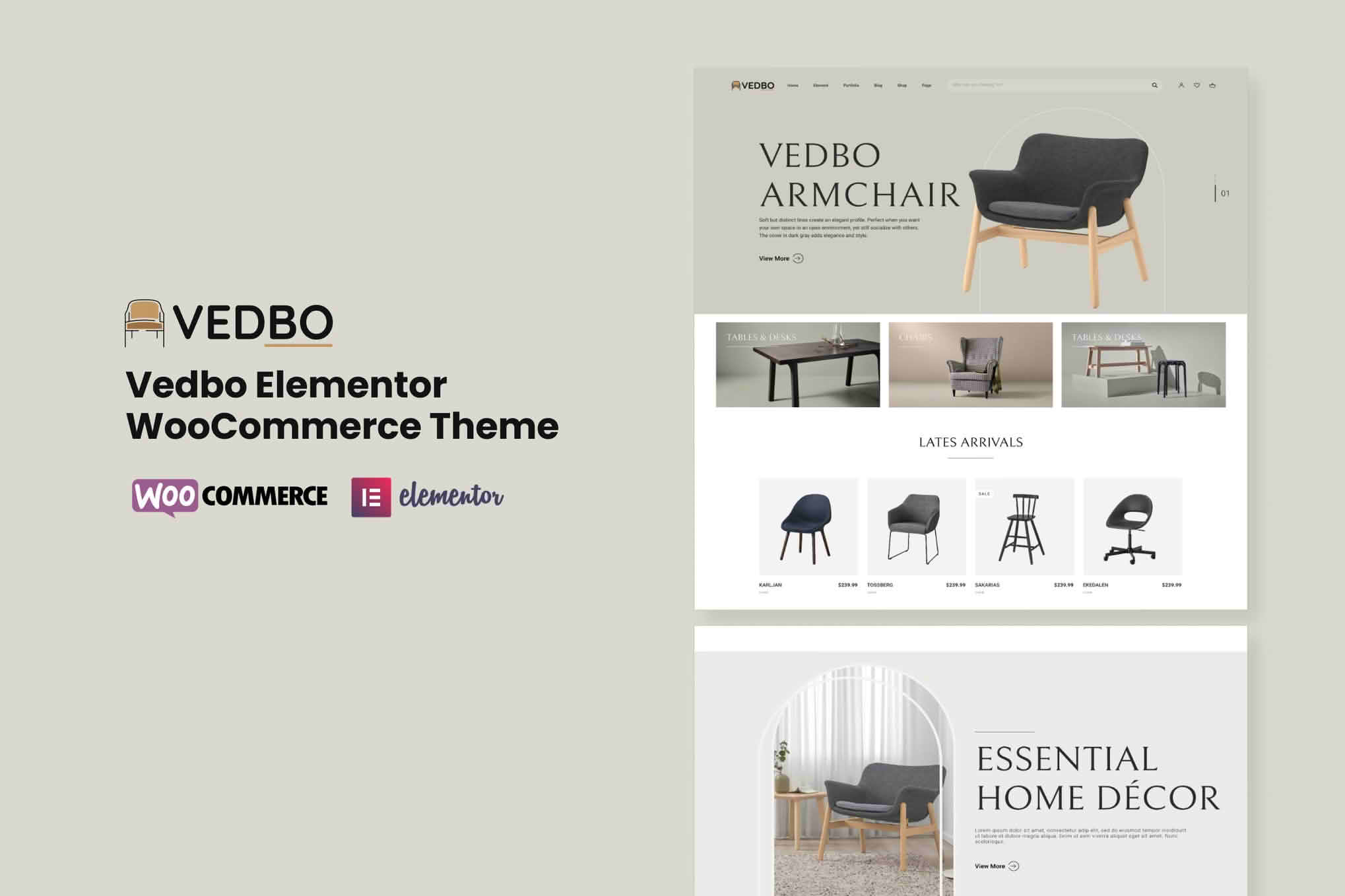 Download VEDBO - Elementor WooCommerce Theme GPL WordPress Plugin