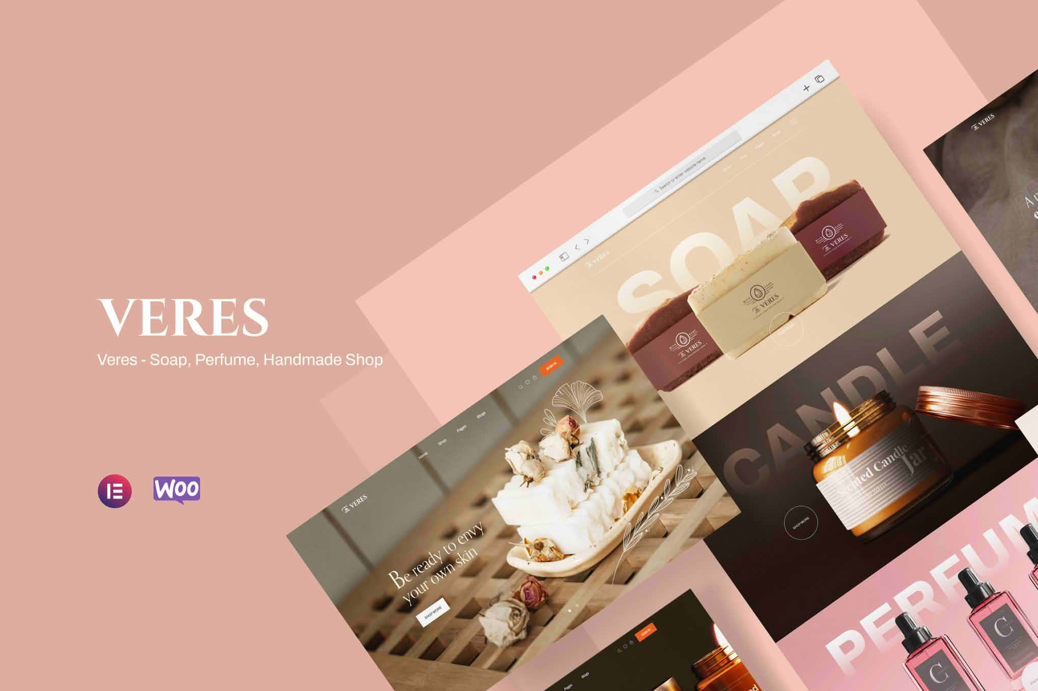 Download Veres - Handmade Soap & Candles Shop GPL WordPress Plugin