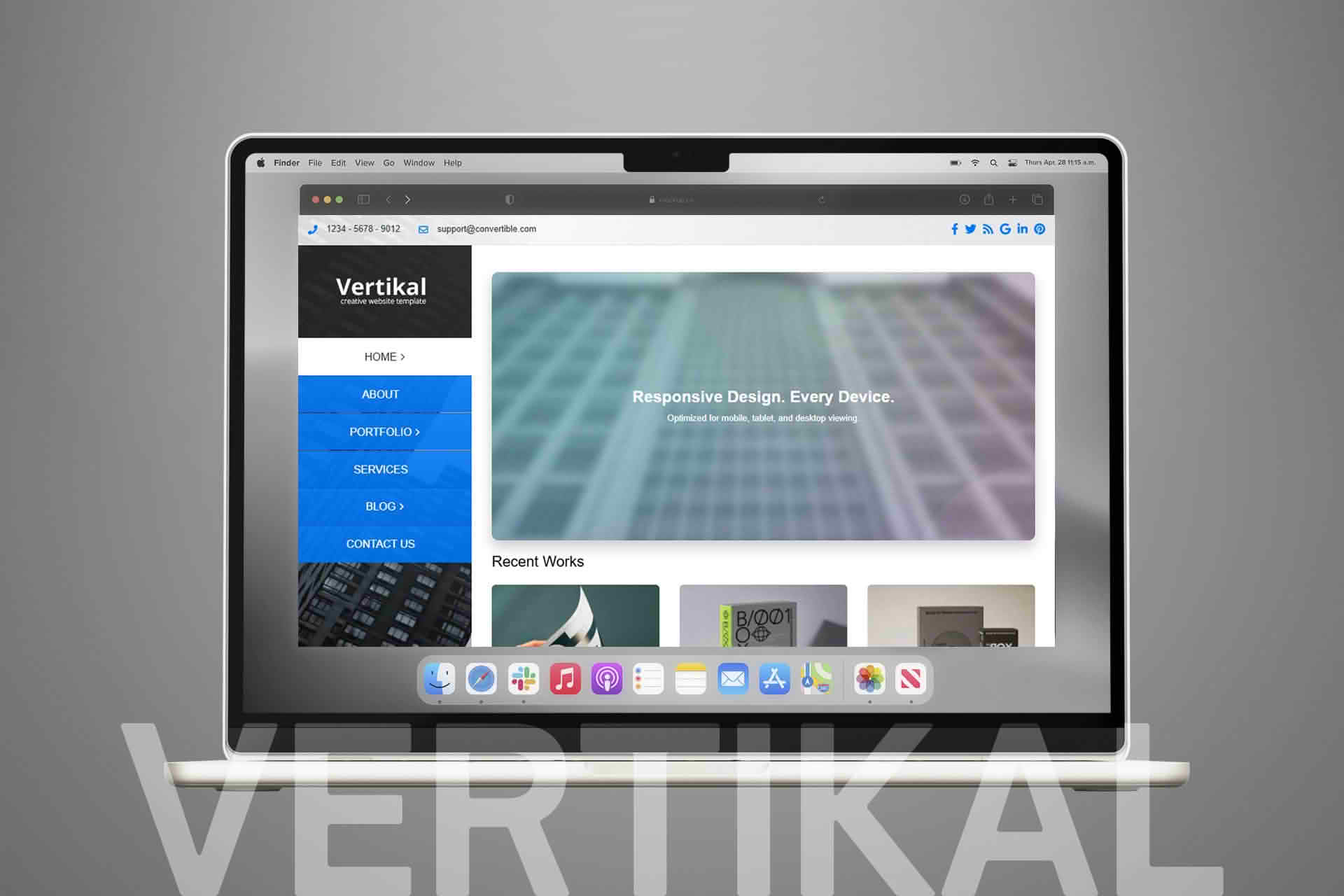 Vertikal | Responsive WordPress Theme