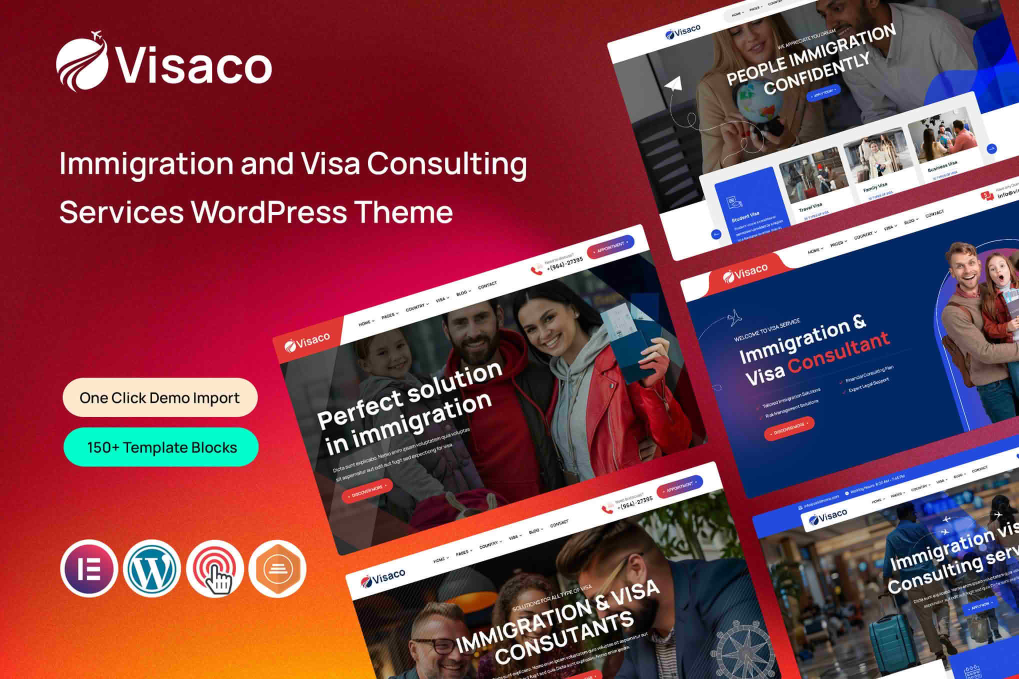 Visaco - Immigration & Visa Consulting WP Theme