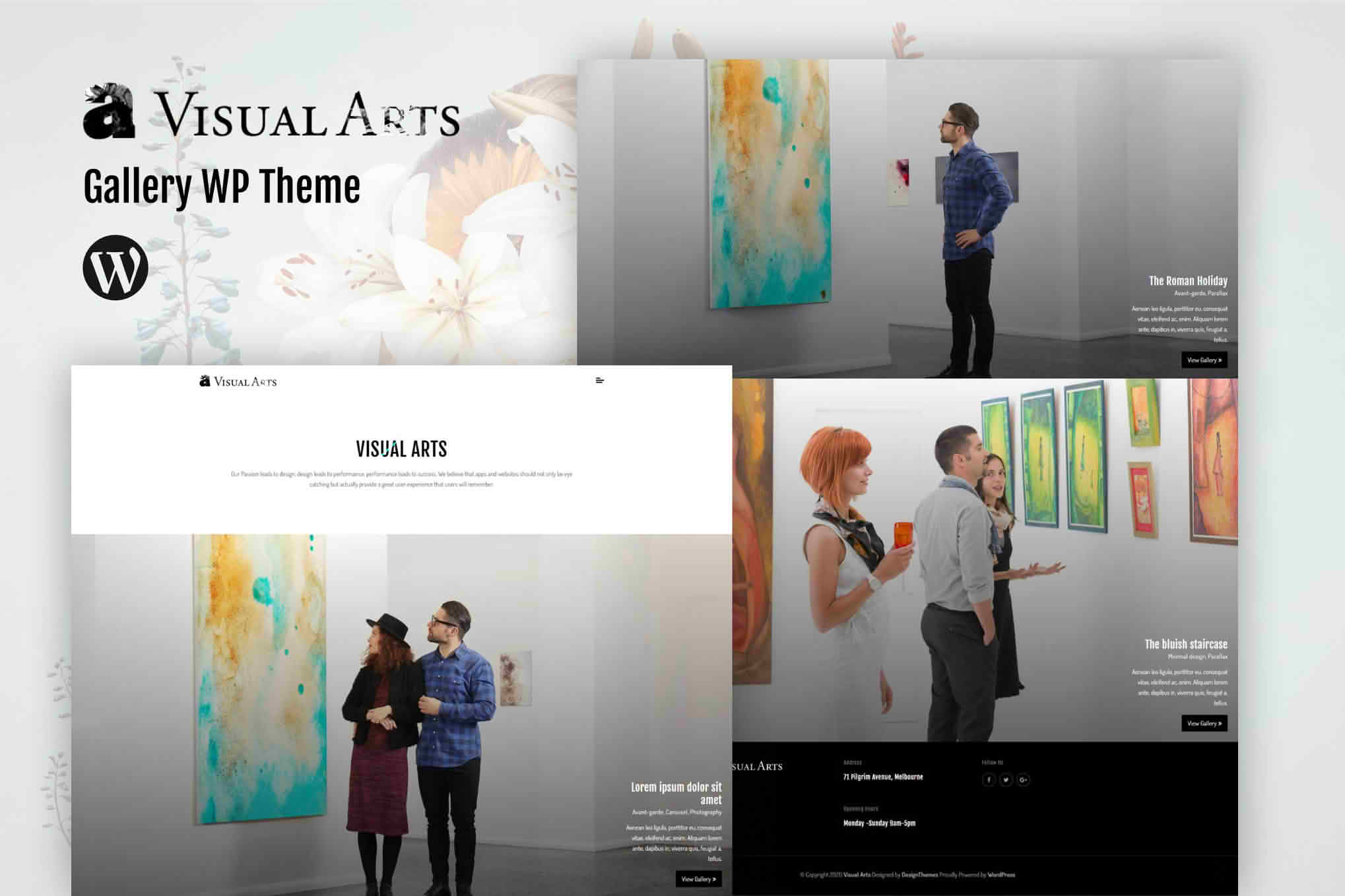 Download Visual Art | Gallery WordPress Theme GPL WordPress Plugin