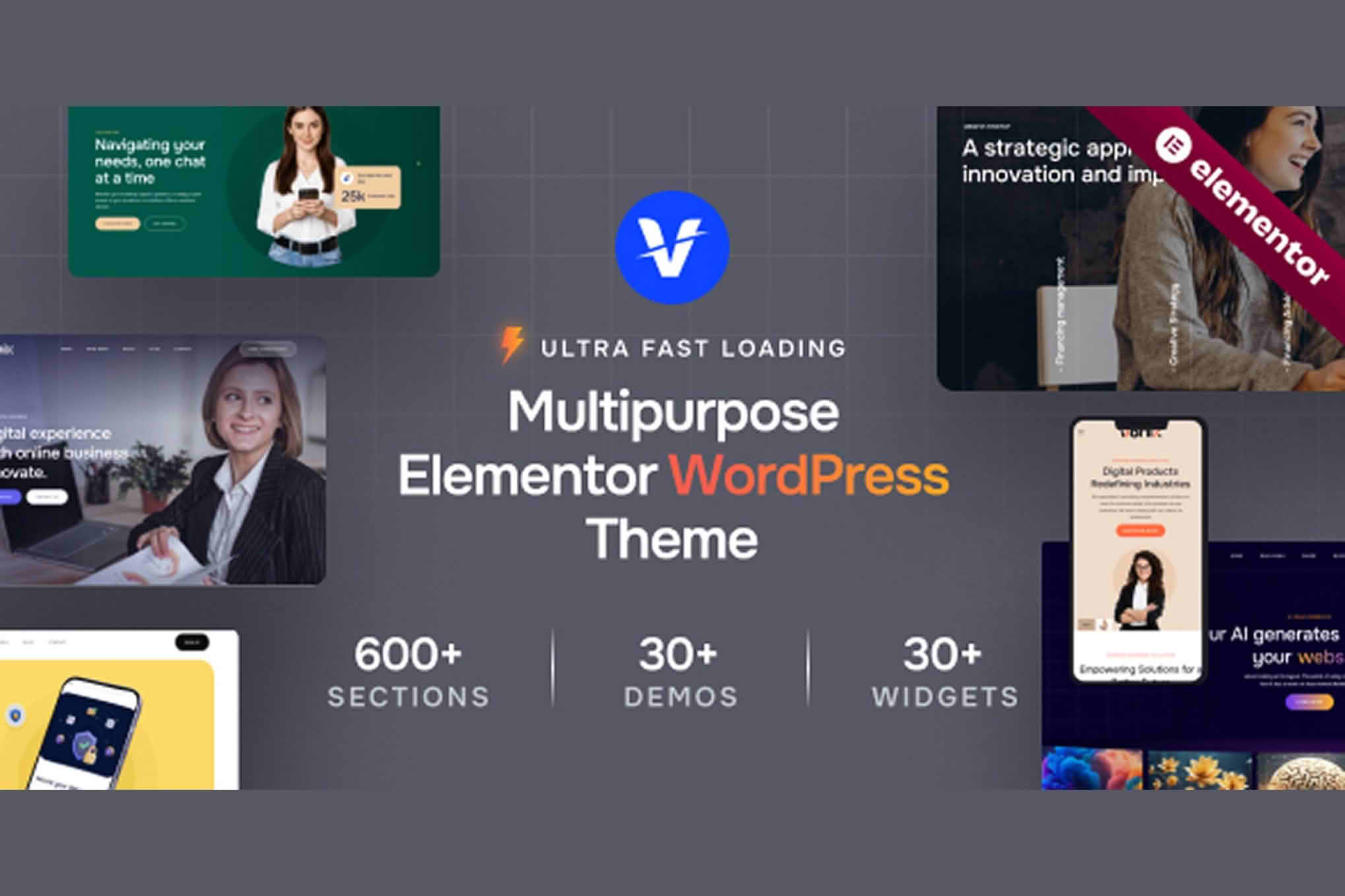Vonix - Multi-purpose Elementor WordPress Theme