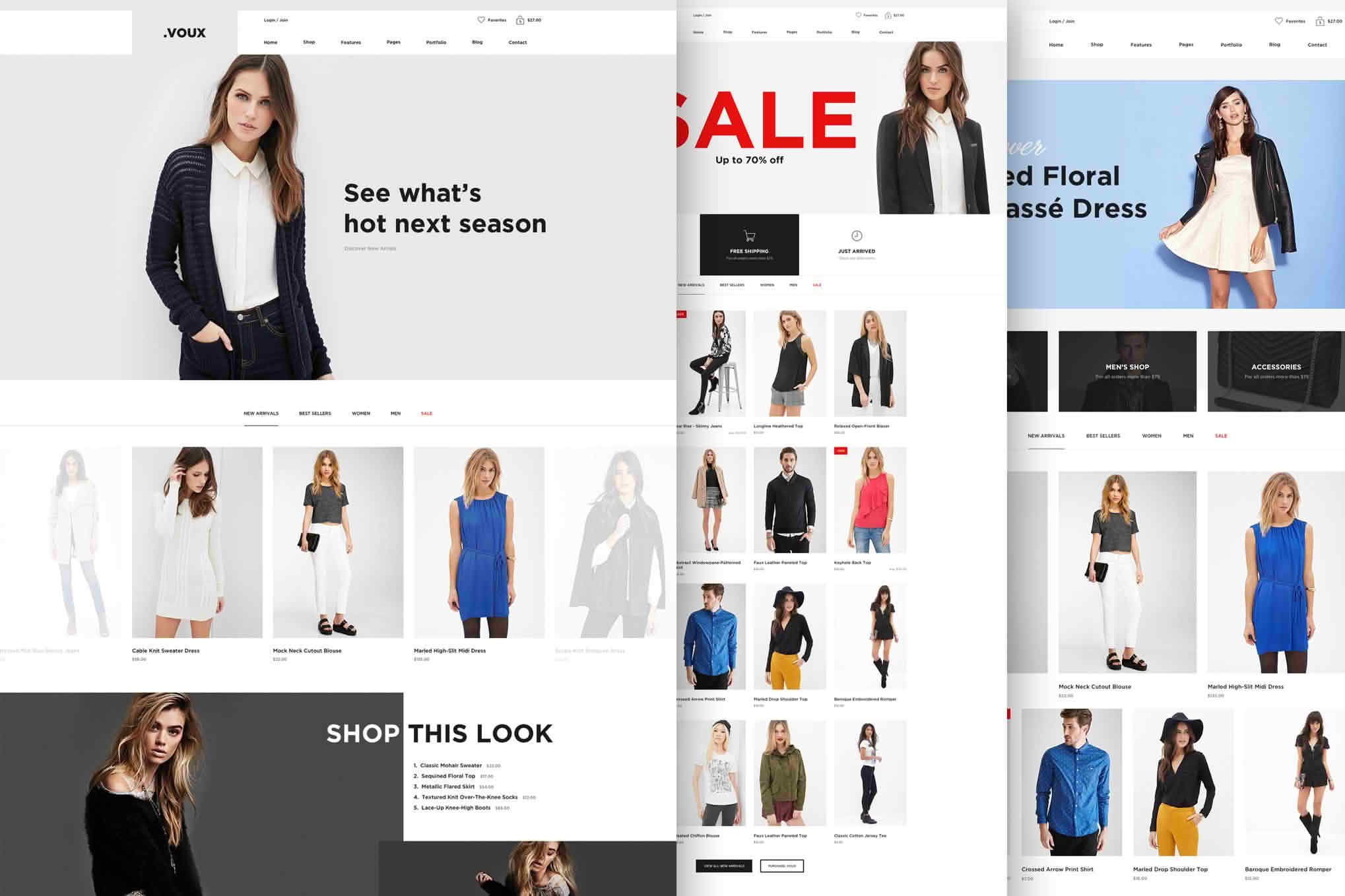 Download Voux Fashion Shopping Theme GPL WordPress Plugin