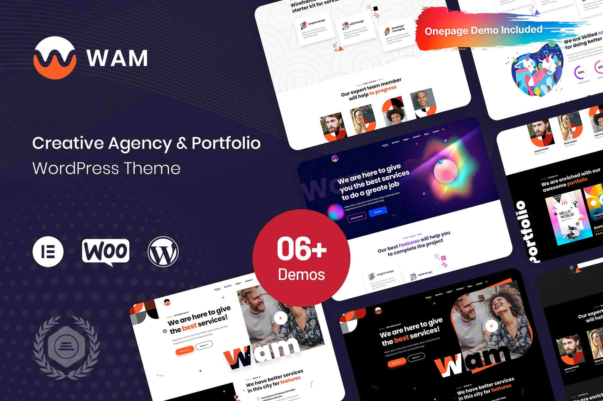 Download Wam - Creative Agency WordPress Theme GPL WordPress Plugin