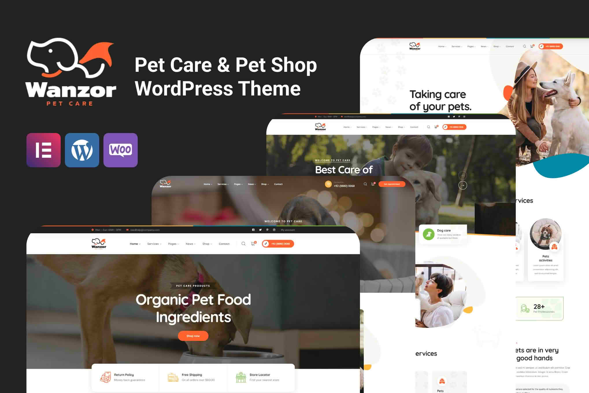 Download Wanzor - Pet WordPress Theme GPL WordPress Plugin