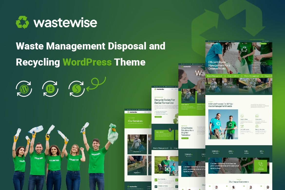 Wastewise - Waste Management WordPress Theme