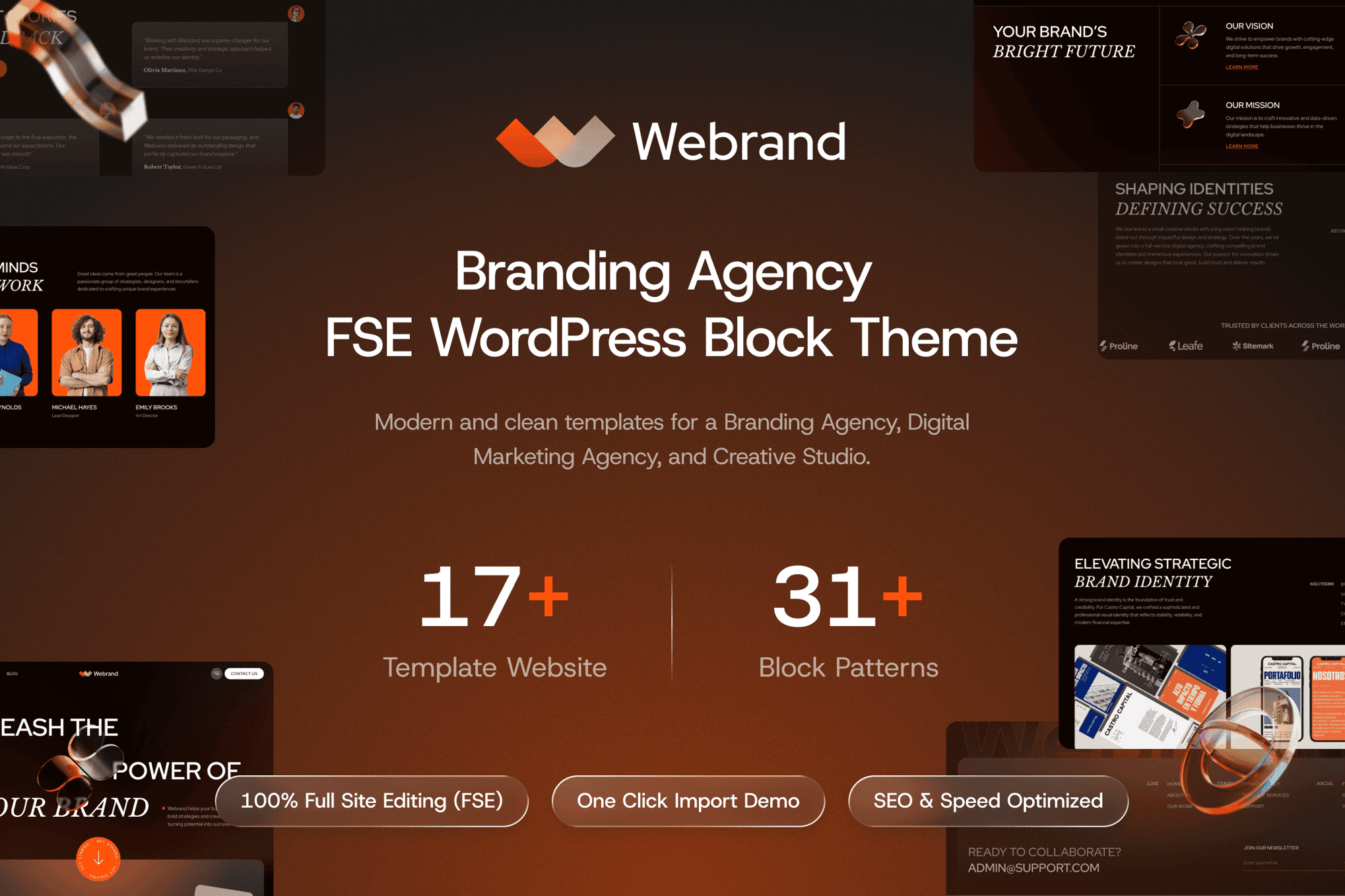 Webrand - Branding Agency WordPress Block Theme
