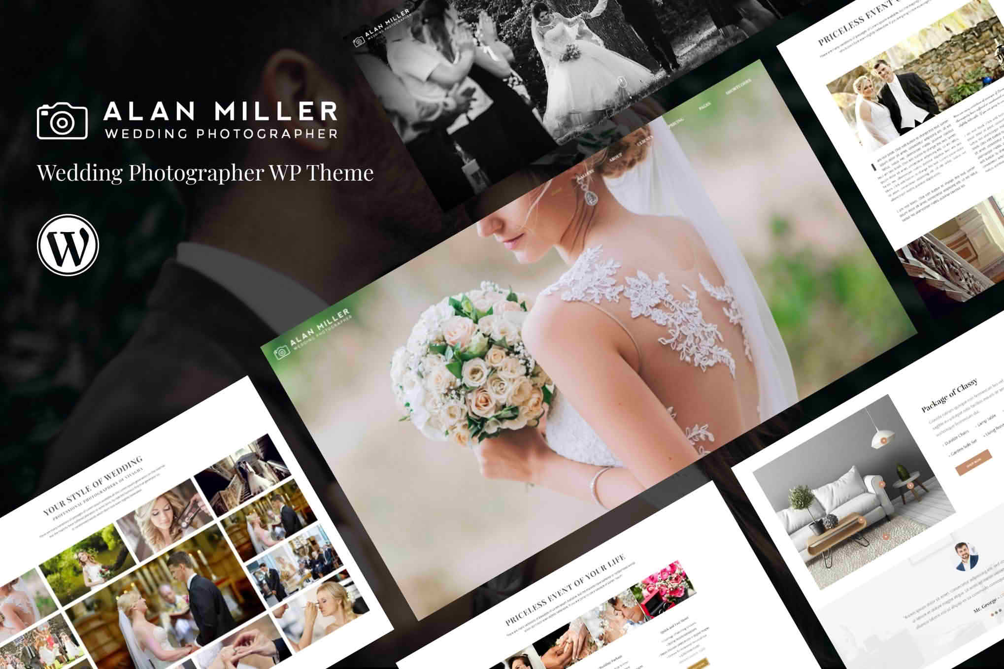 Download Wedding Photographer WordPress Theme - Vivagh GPL WordPress Plugin