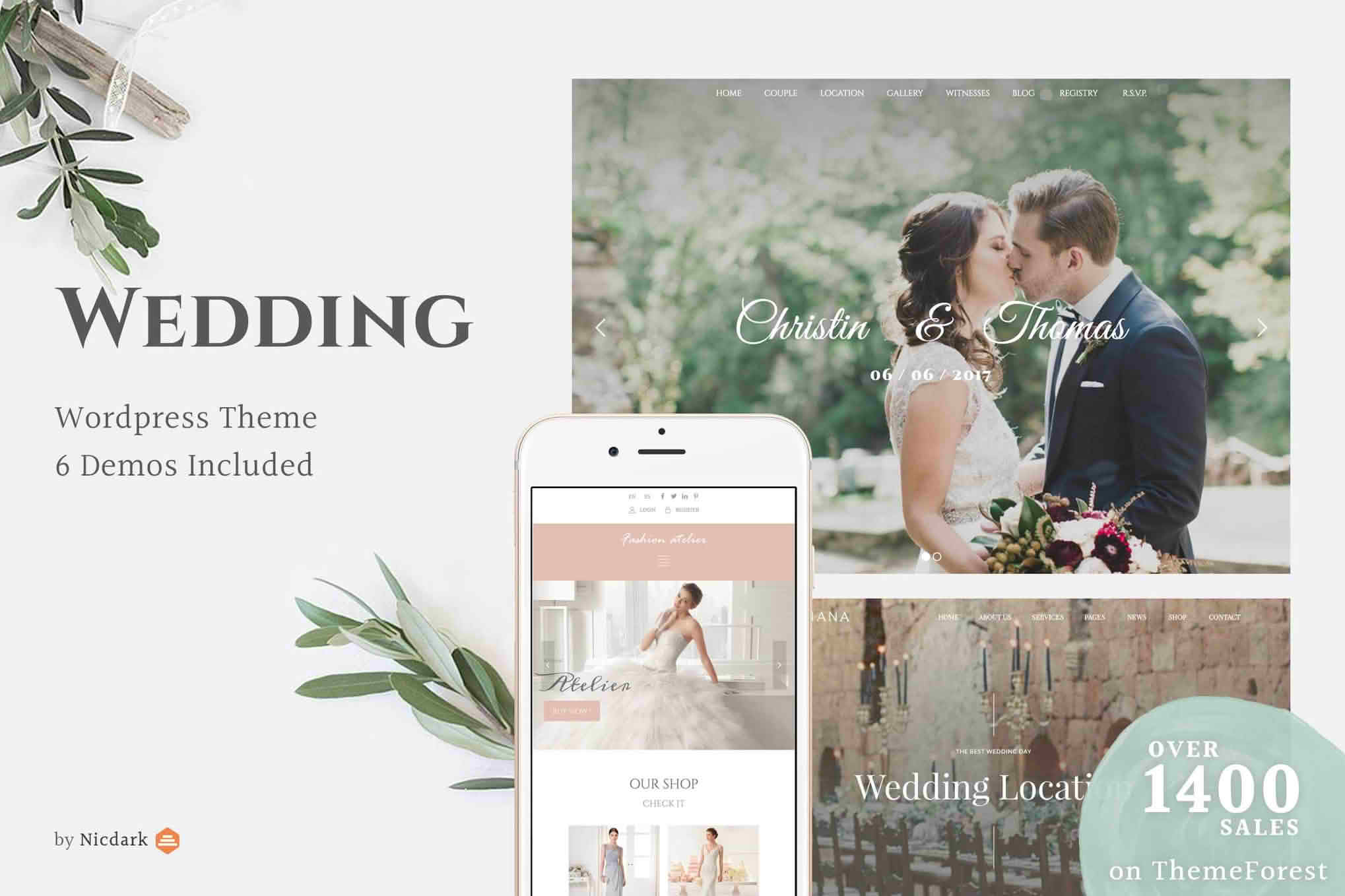 Download Wedding - WordPress Theme GPL WordPress Plugin