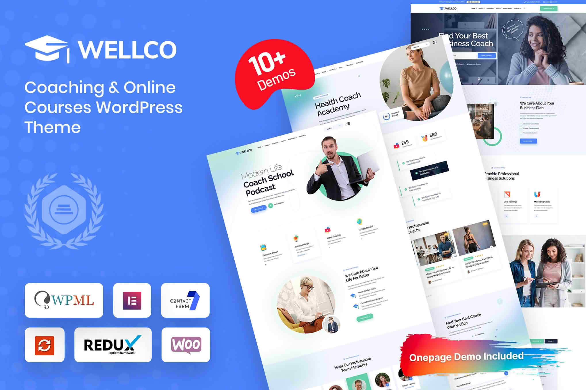 Download Wellco - Coaching & Online Courses WordPress Theme GPL WordPress Plugin