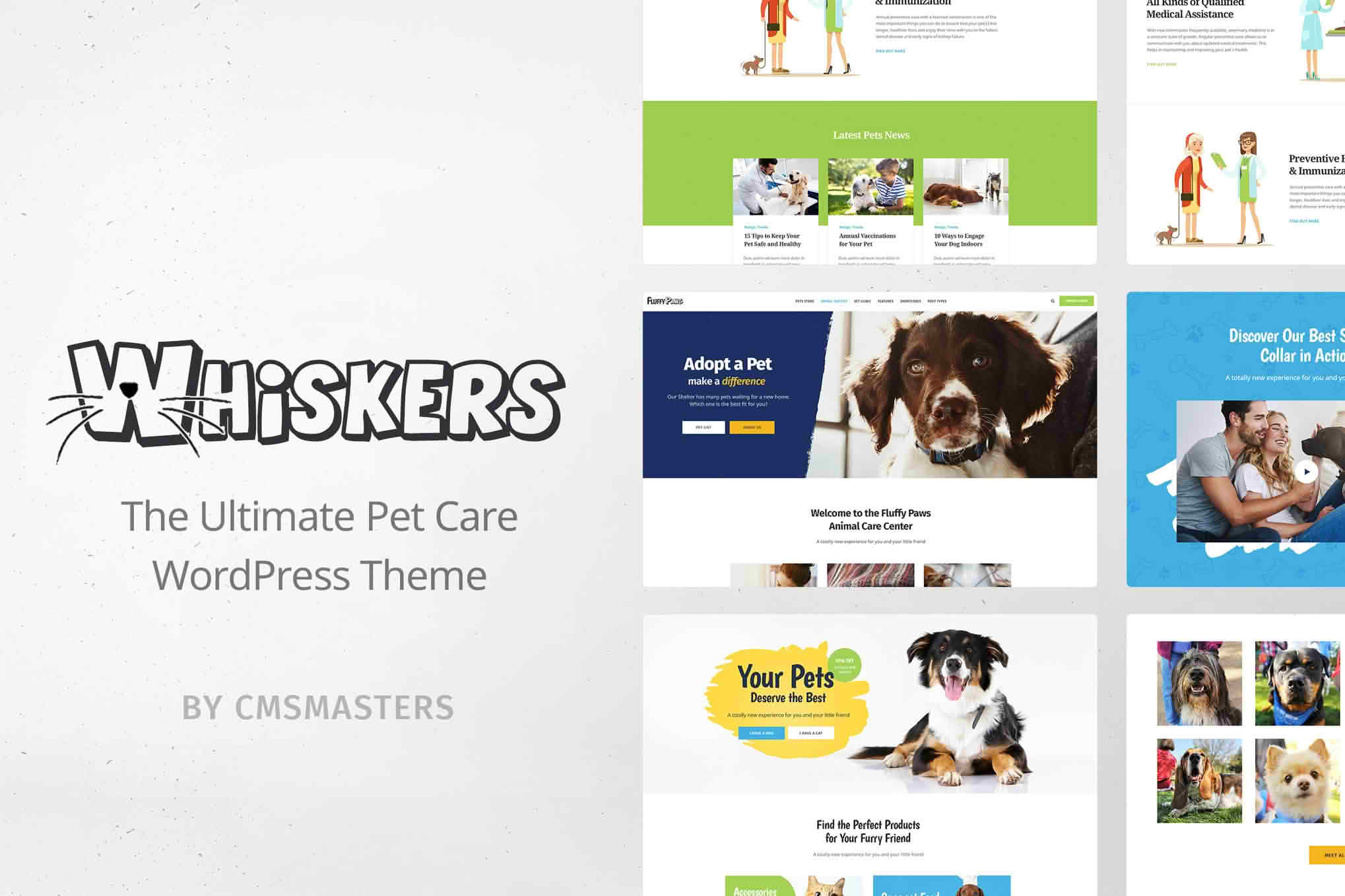Download Whiskers - Pet and Vet WordPress Theme GPL WordPress Plugin