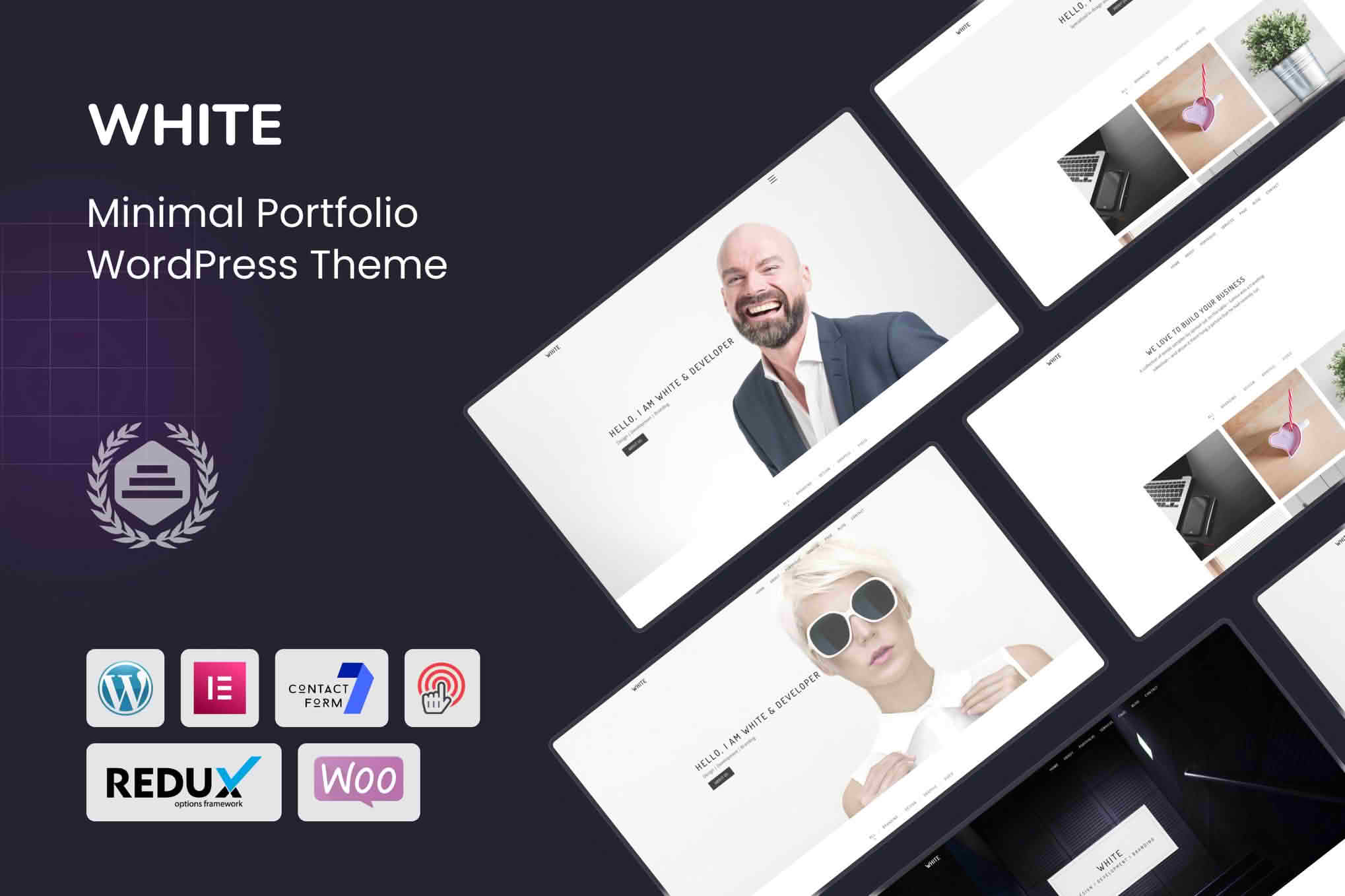 Download White – Minimal Portfolio WordPress Theme GPL WordPress Plugin