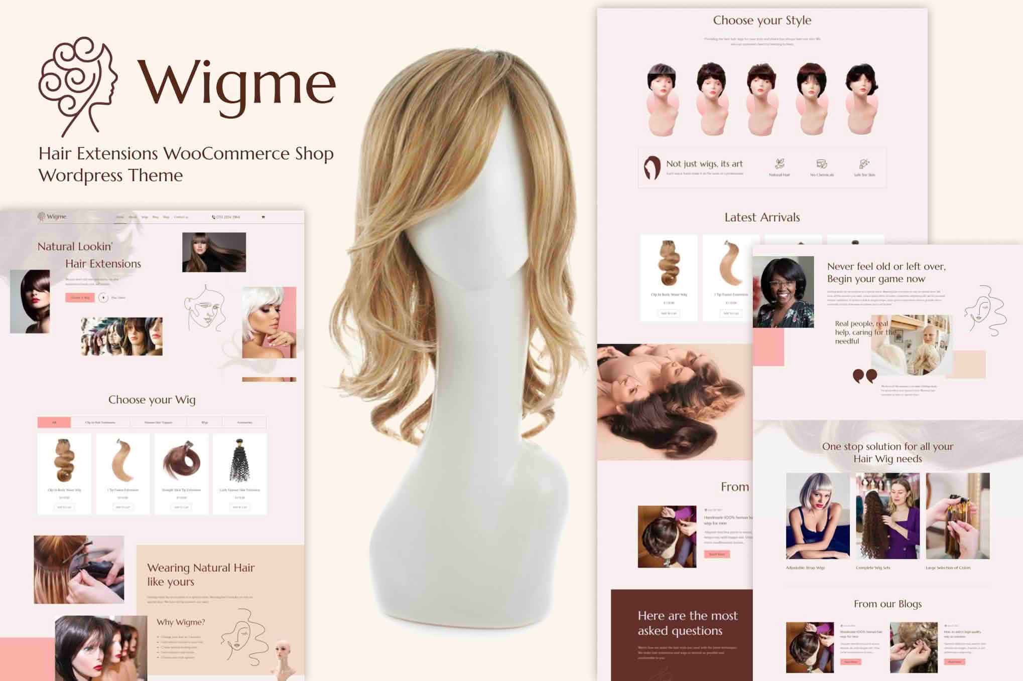 Download Wigme - Hair Extensions WooCommerce Shop GPL WordPress Plugin
