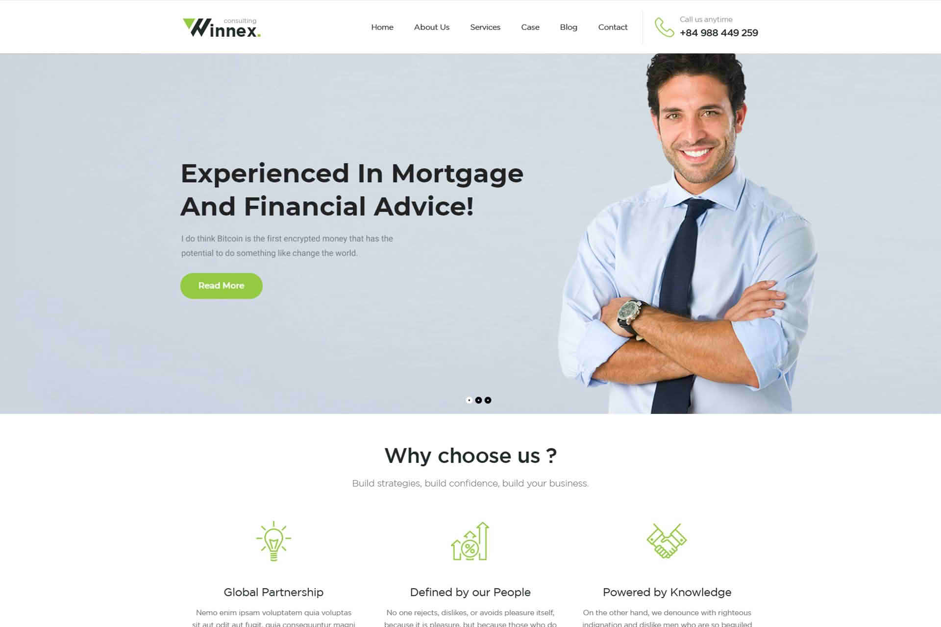 Download Winnex - Business Consulting WordPress Themes GPL WordPress Plugin