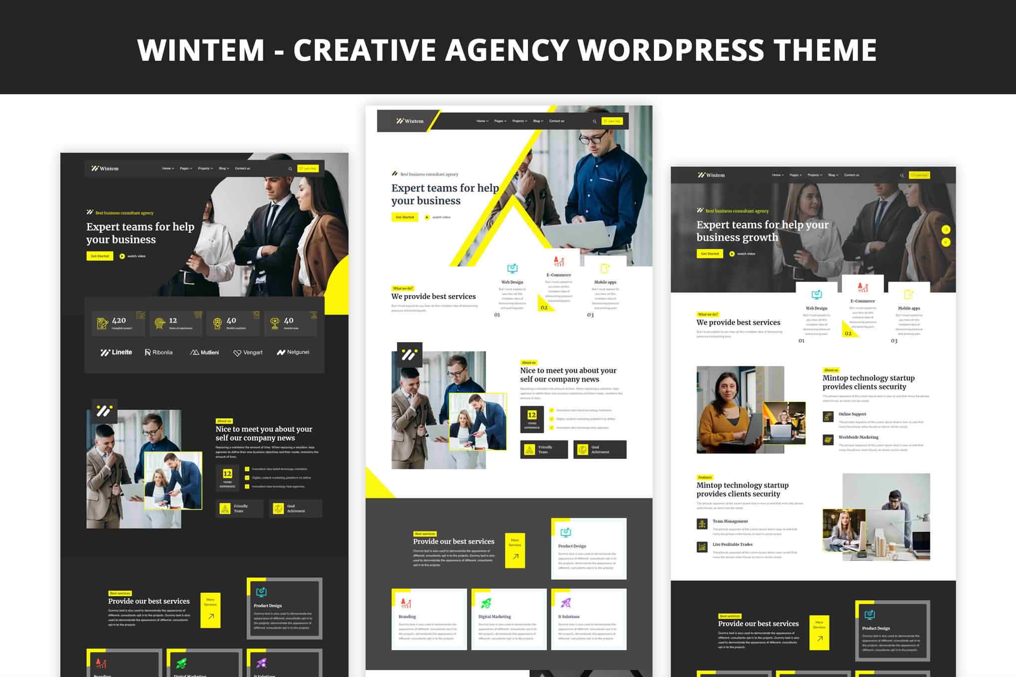 Download Wintem - Creative Agency WordPress Theme GPL WordPress Plugin