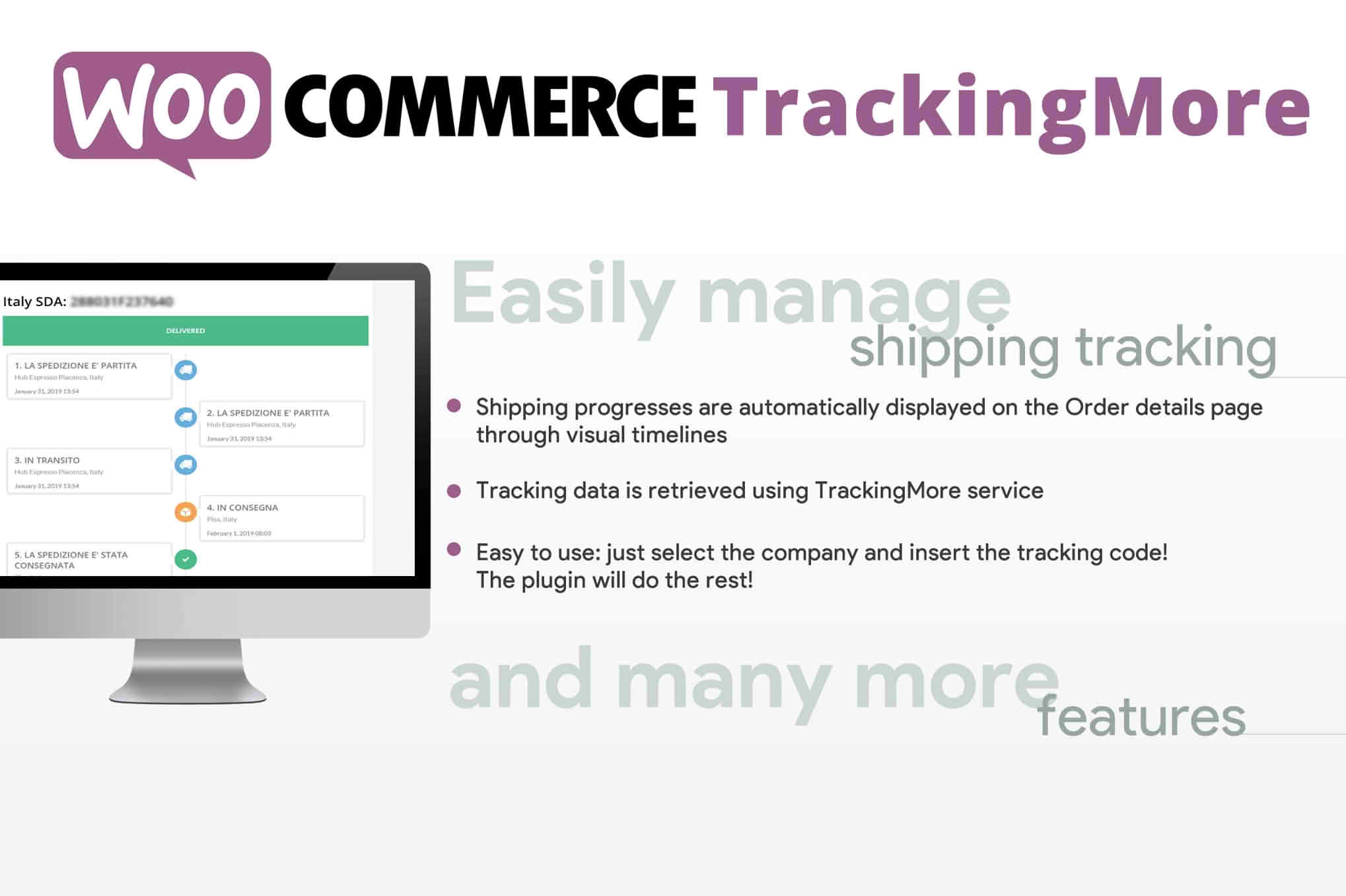 Download WooCommerce TrackingMore