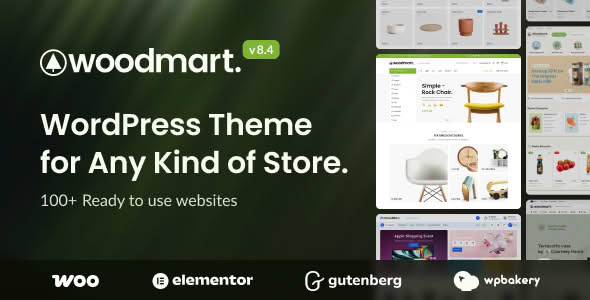 Download WoodMart Responsive WooCommerce WordPress Theme GPL WordPress Plugin