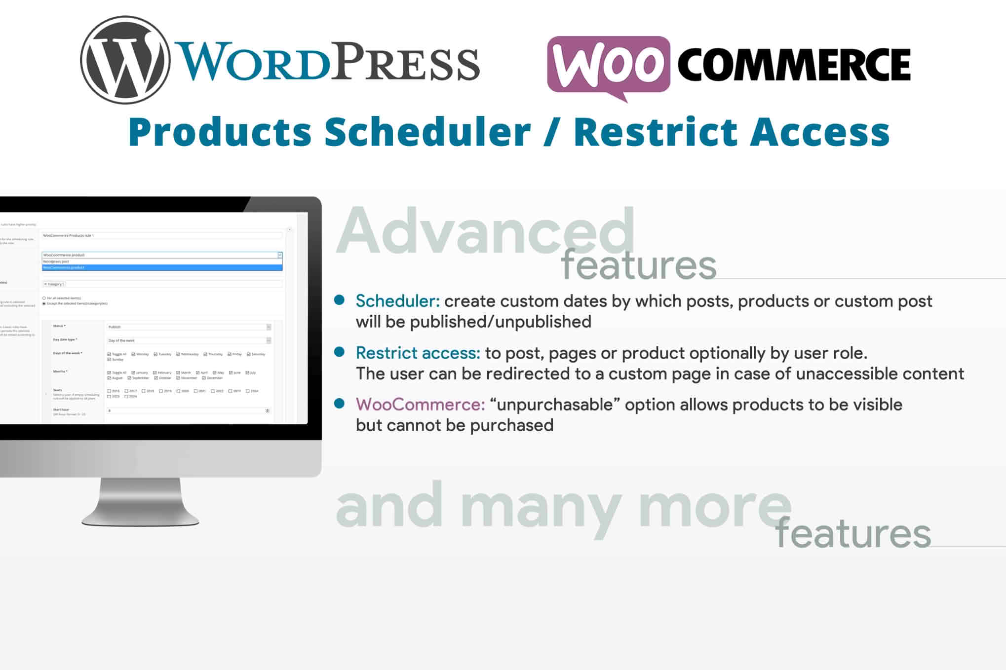 Download Products Scheduler / Restrict Access