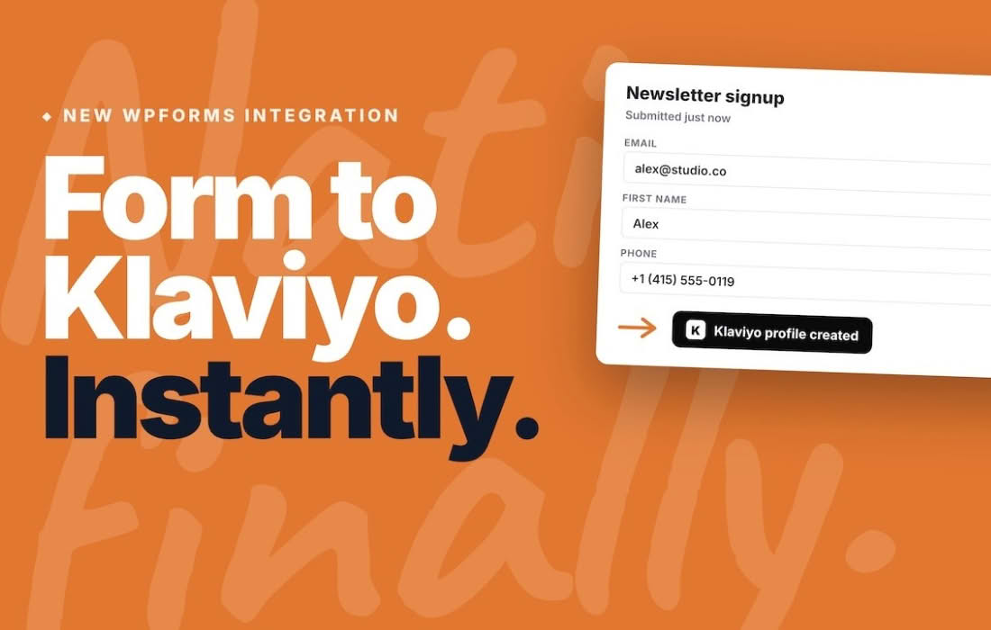 WPForms Klaviyo