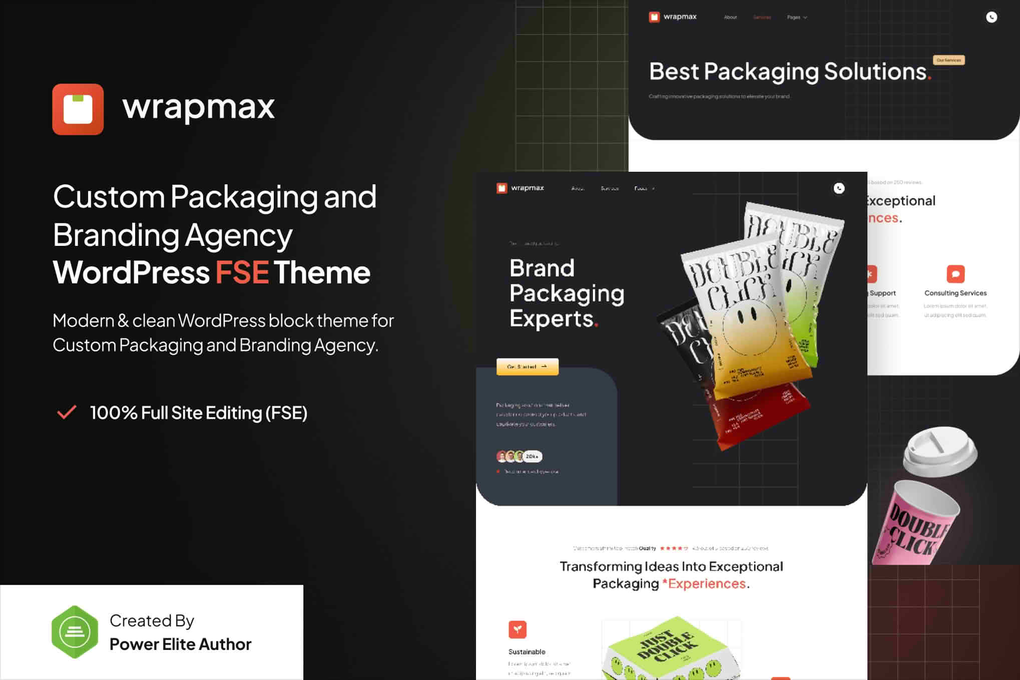 Download Wrapmax – Custom Packaging and Branding Agency FSE WordPress Theme GPL WordPress Plugin