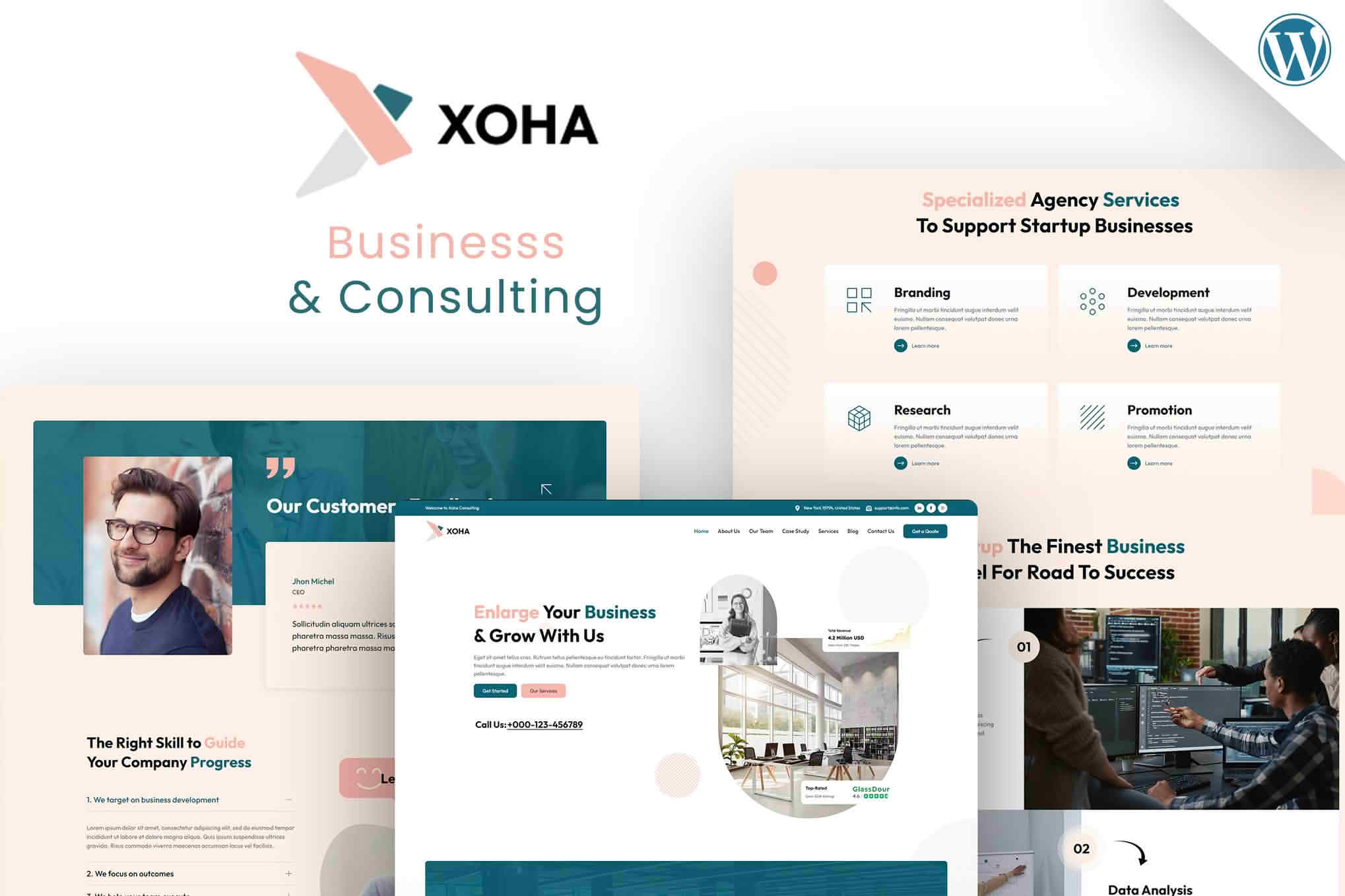 Download Xoha - Startup Consulting WordPress GPL WordPress Plugin