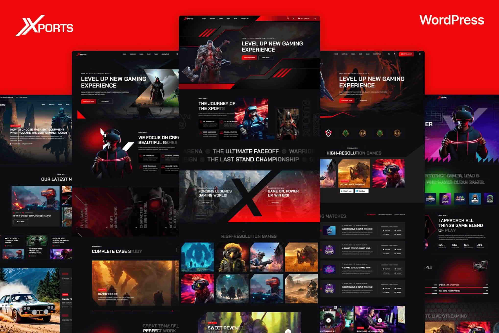 Xports - eSports and Gaming WordPress Theme