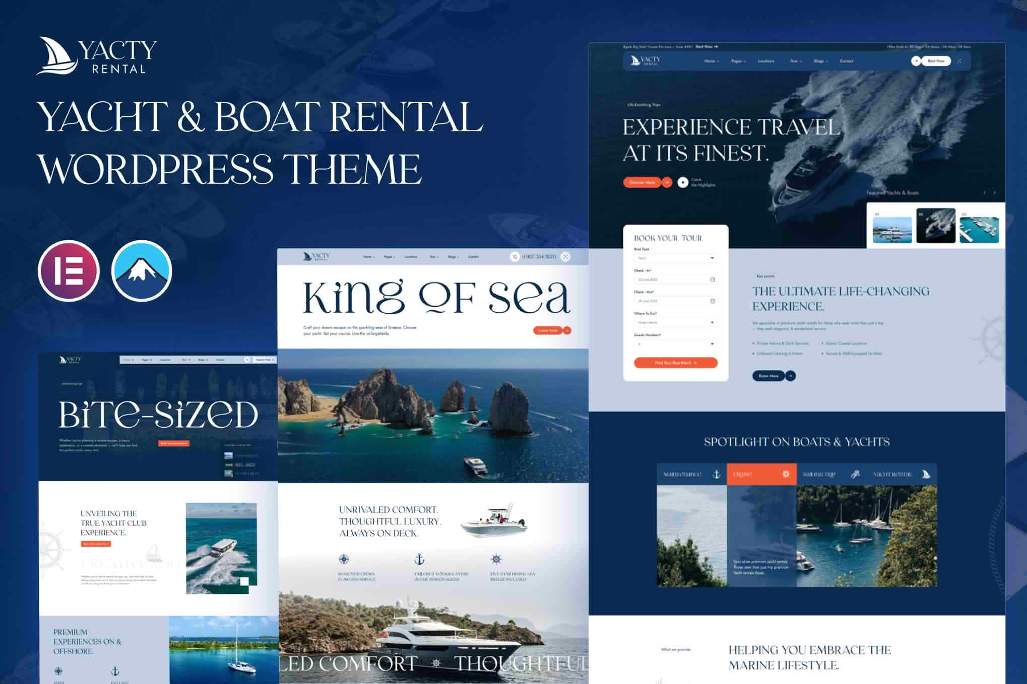Yacty - Yacht & Boat Rental WordPress Theme