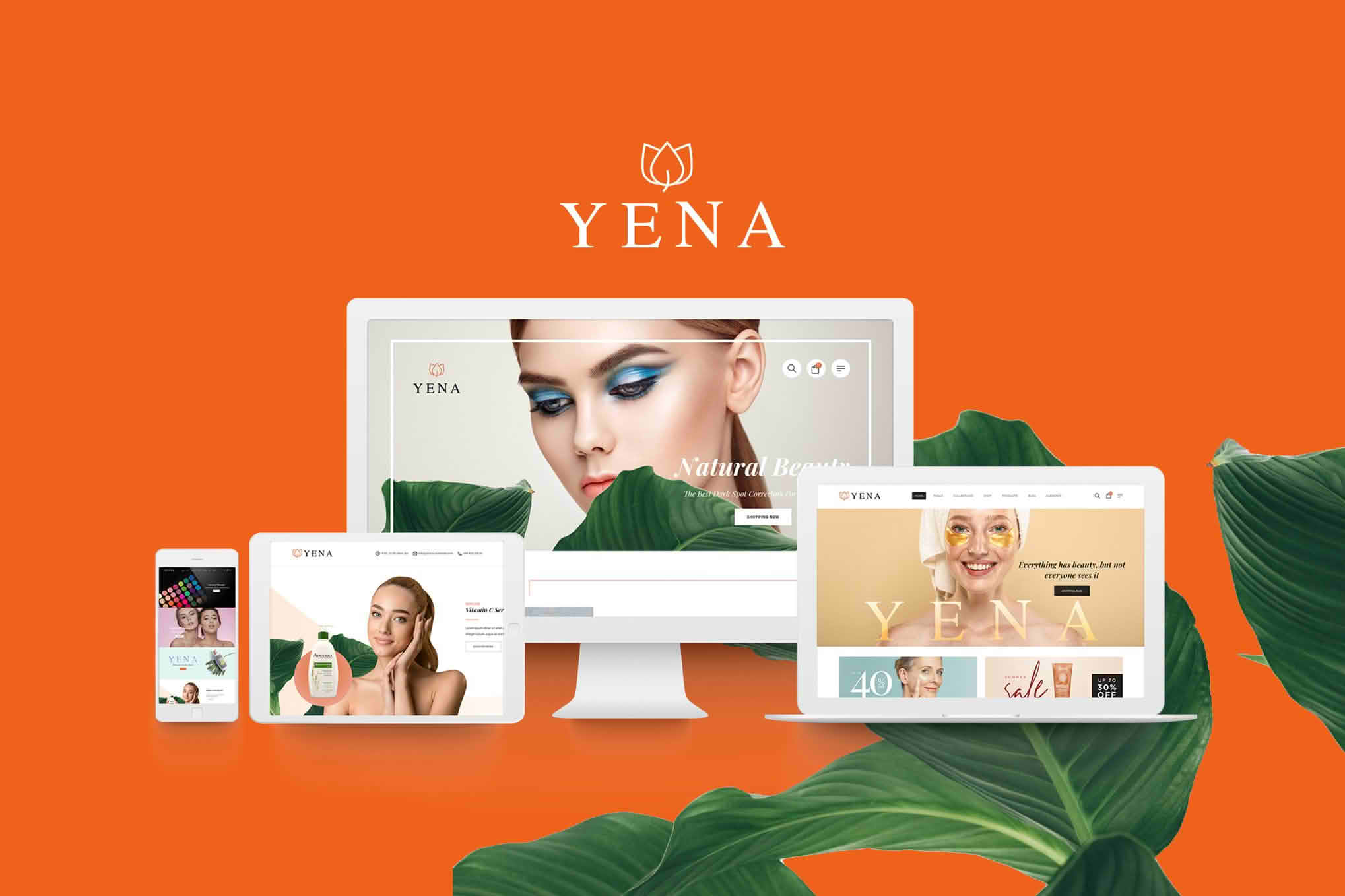 Download Yena - Beauty & Cosmetic WooCommerce Theme GPL WordPress Plugin