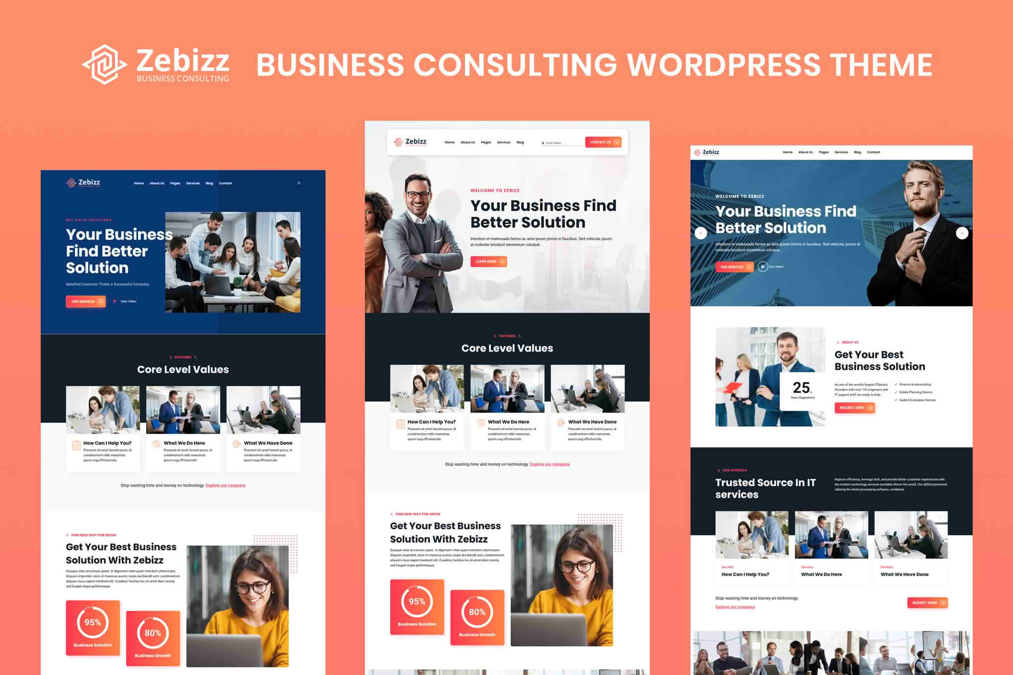 Download Zebizz - Business Consulting WordPress Theme GPL WordPress Plugin