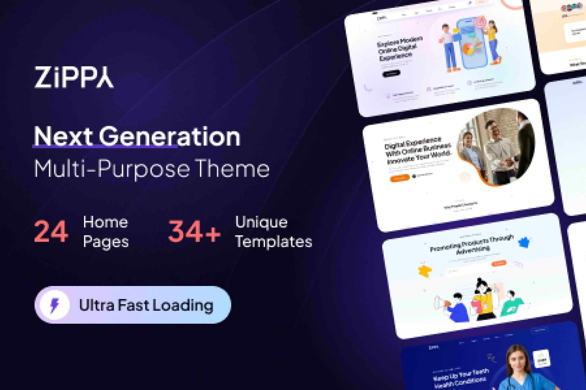 Zippy - Multipurpose Elementor WordPress Theme