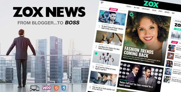 Download Zox News - Professional WordPress News Theme GPL WordPress Plugin
