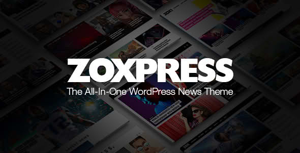 Download ZoxPress - The All-In-One WordPress News Theme GPL WordPress Plugin