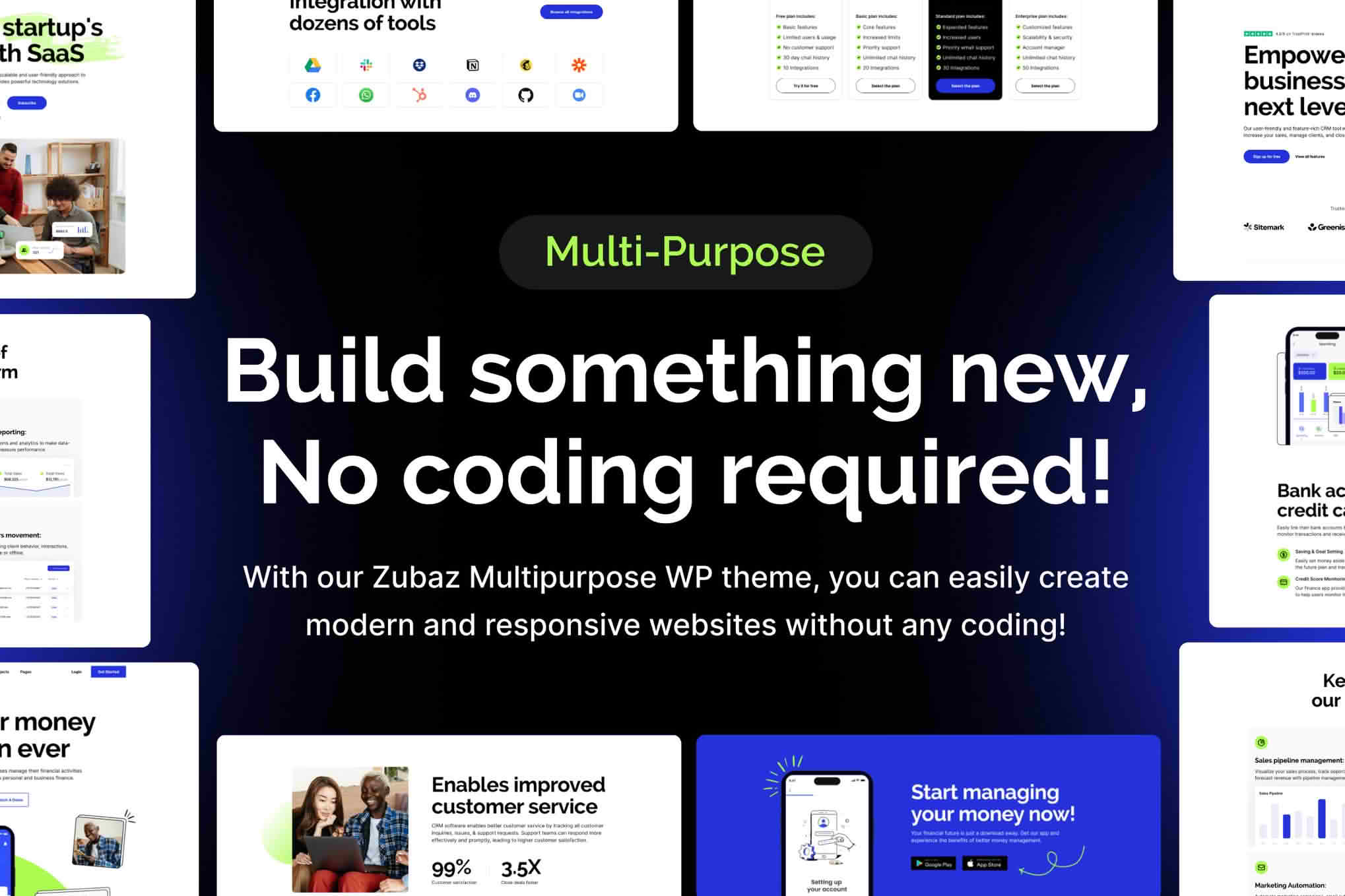 Download Zubaz - SaaS & Startup WordPress Theme GPL WordPress Plugin
