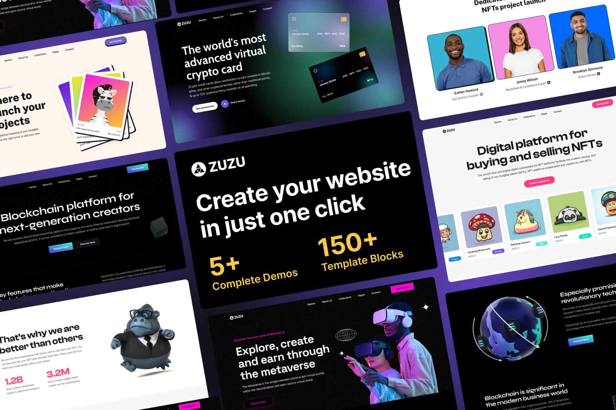 Download Zuzu - NFT & Crypto WordPress Theme GPL WordPress Plugin
